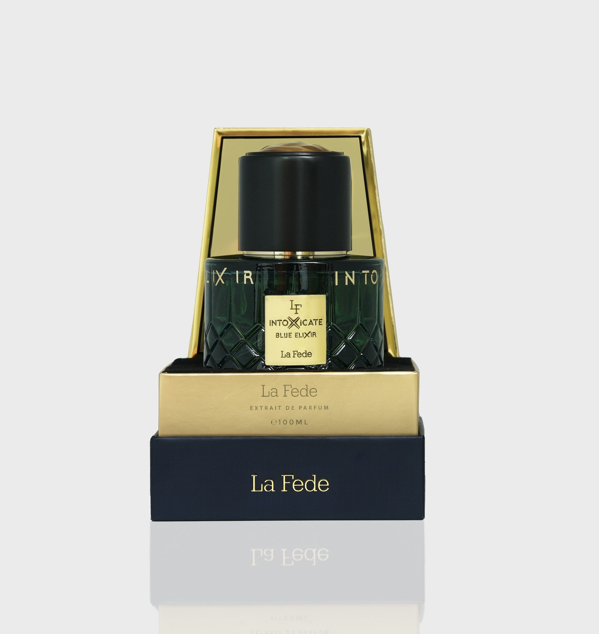 LA FEDE INTOXICATE BLUE ELIXIR 100 ML EAU DE PARFUME SPRAY FOR MEN - Khadlaj Perfumes