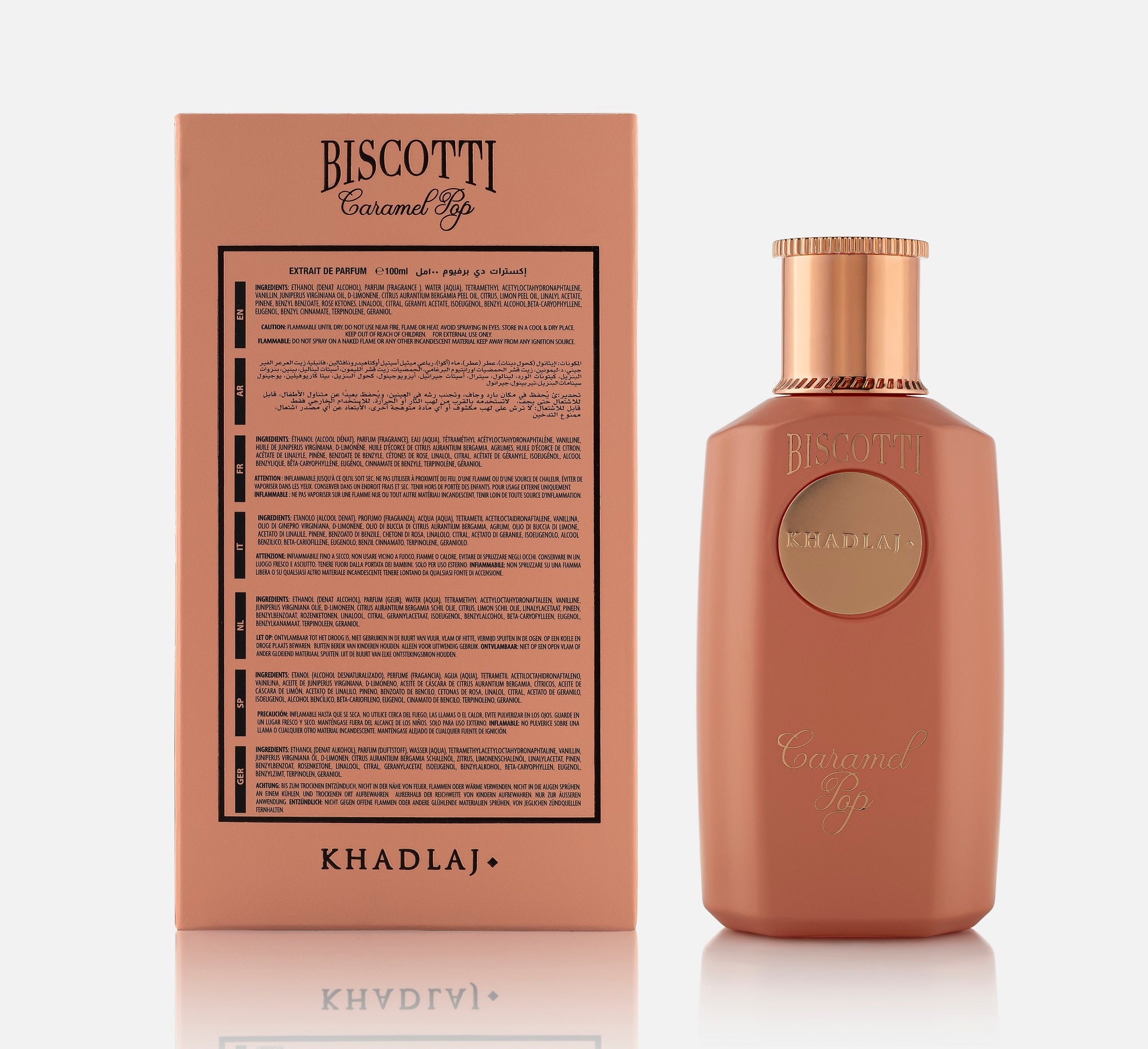 BISCOTTI CARAMEL POP 100 ML EXTRAIT DE PARFUM SPRAY FOR MEN & WOMEN