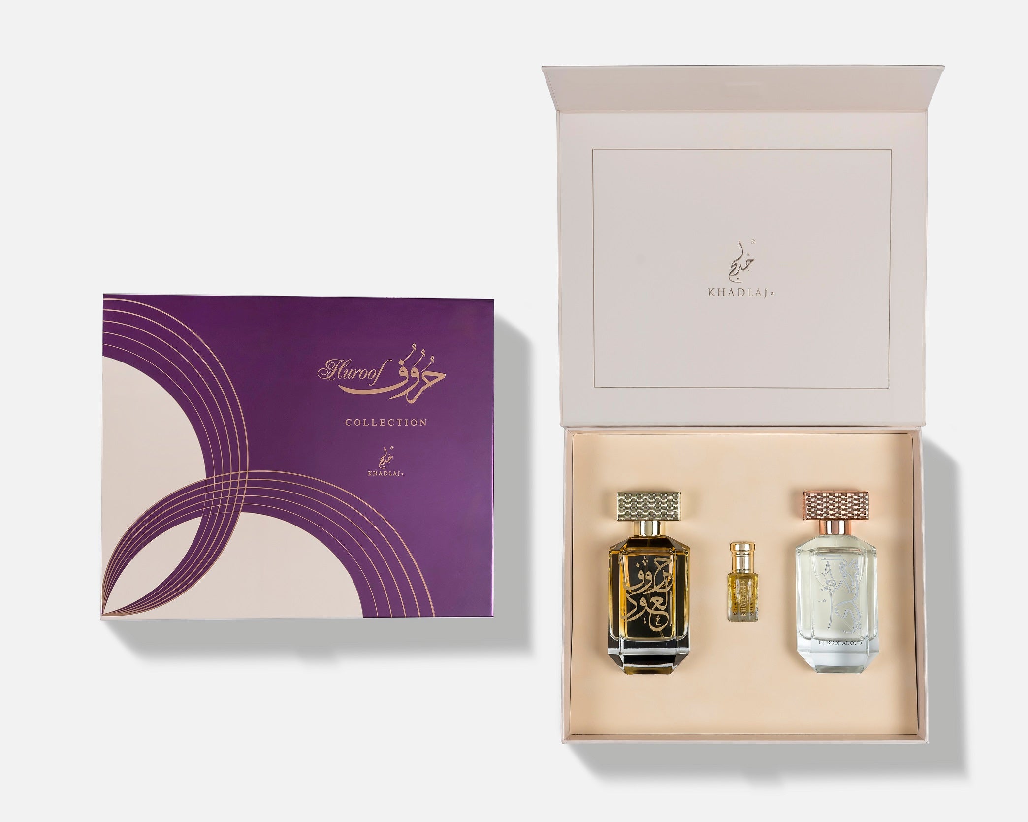 HUROOF 3 PCS PERFUMES COLLECTION GIFT SET FOR MEN AND WOMEN